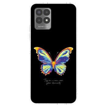 Picasee silikonový průhledný obal pro Realme 8i - Diamanty Black