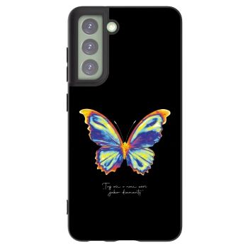 Picasee silikonový černý obal pro Samsung Galaxy S21 FE 5G - Diamanty Black