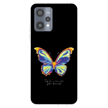 Picasee silikonový průhledný obal pro Realme 9 Pro 5G - Diamanty Black