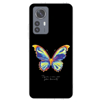 Picasee silikonový průhledný obal pro Xiaomi 12 Pro - Diamanty Black