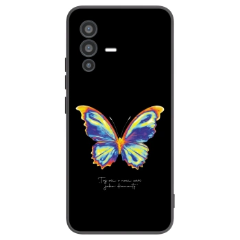 Picasee silikonový černý obal pro Vivo V23 5G - Diamanty Black