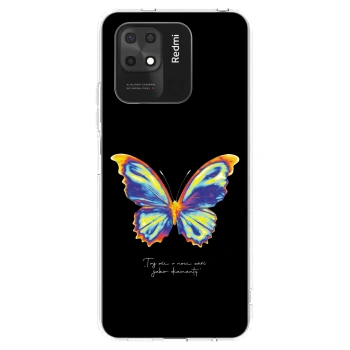 Picasee silikonový průhledný obal pro Xiaomi Redmi 10C - Diamanty Black