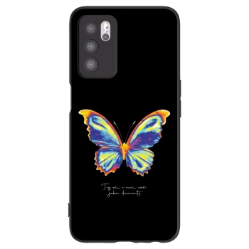 Picasee silikonový černý obal pro OPPO A16s - Diamanty Black