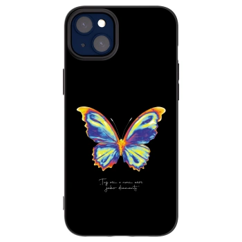 Picasee silikonový černý obal pro Apple iPhone 14 Plus - Diamanty Black