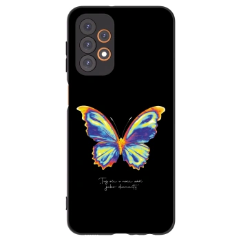 Picasee silikonový černý obal pro Samsung Galaxy A23 A236B 5G - Diamanty Black