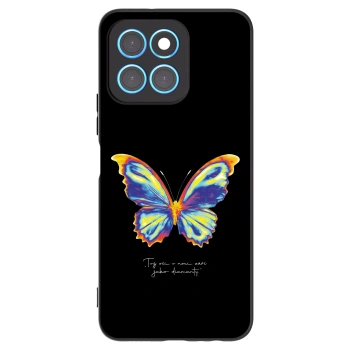 Picasee silikonový černý obal pro Honor X8 5G - Diamanty Black