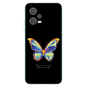 Picasee silikonový průhledný obal pro Xiaomi Poco X5 - Diamanty Black