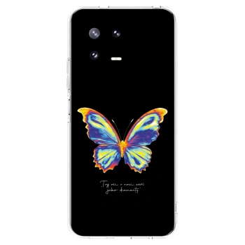 Picasee silikonový průhledný obal pro Xiaomi 13 Pro - Diamanty Black