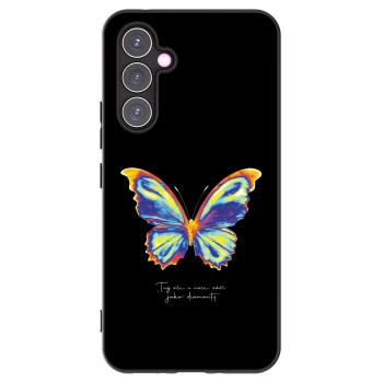 Picasee silikonový černý obal pro Samsung Galaxy A54 5G A546B - Diamanty Black