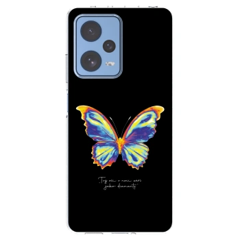 Picasee silikonový průhledný obal pro Xiaomi Redmi Note 12 Pro 5G - Diamanty Black