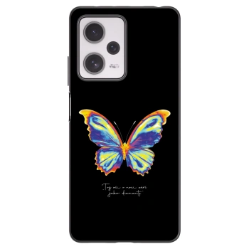 Picasee silikonový černý obal pro Xiaomi Redmi Note 12 Pro+ 5G - Diamanty Black