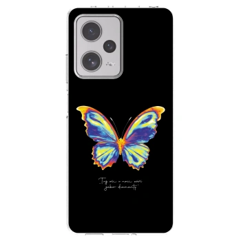 Picasee silikonový průhledný obal pro Xiaomi Redmi Note 12 Pro+ 5G - Diamanty Black