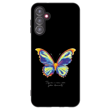 Picasee silikonový černý obal pro Samsung Galaxy A14 4G A145R - Diamanty Black