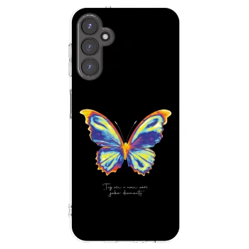 Picasee silikonový průhledný obal pro Samsung Galaxy A14 5G A146P - Diamanty Black