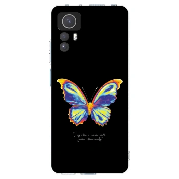 Picasee silikonový průhledný obal pro Xiaomi Redmi Note 12S - Diamanty Black