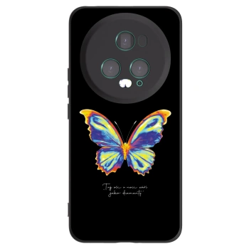 Picasee silikonový černý obal pro Honor Magic5 Pro - Diamanty Black