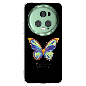 Picasee silikonový průhledný obal pro Honor Magic5 Pro - Diamanty Black