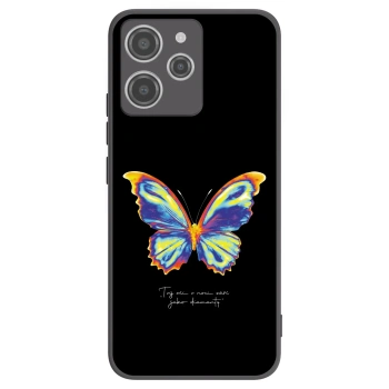 Picasee silikonový černý obal pro Xiaomi Redmi 12 4G - Diamanty Black