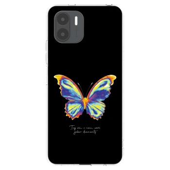 Picasee silikonový průhledný obal pro Xiaomi Redmi A2 - Diamanty Black