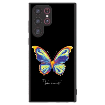 Picasee ULTIMATE CASE PowerShare pro Samsung Galaxy S22 Ultra 5G - Diamanty Black