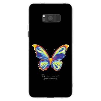 Picasee silikonový průhledný obal pro Samsung Galaxy S8 G950F - Diamanty Black
