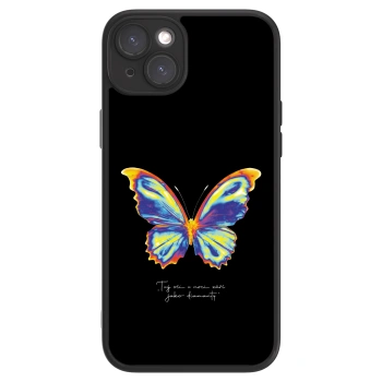 Picasee ULTIMATE CASE pro Apple iPhone 15 Plus - Diamanty Black