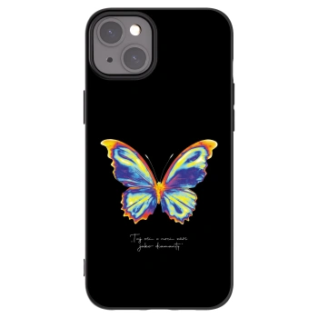 Picasee silikonový černý obal pro Apple iPhone 15 Plus - Diamanty Black