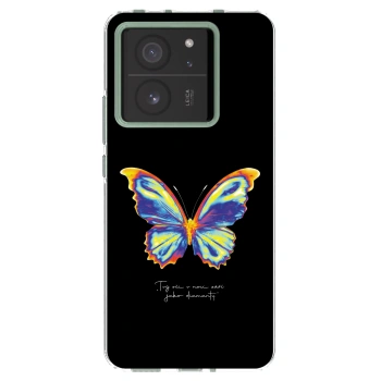 Picasee silikonový průhledný obal pro Xiaomi 13T - Diamanty Black