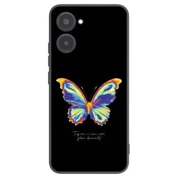 Picasee silikonový černý obal pro Realme 10 4G - Diamanty Black