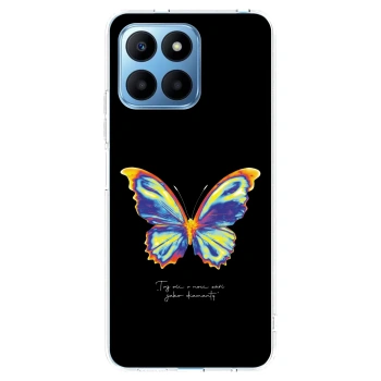 Picasee silikonový průhledný obal pro Honor 70 Lite - Diamanty Black