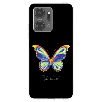 Picasee silikonový průhledný obal pro Honor X7a - Diamanty Black