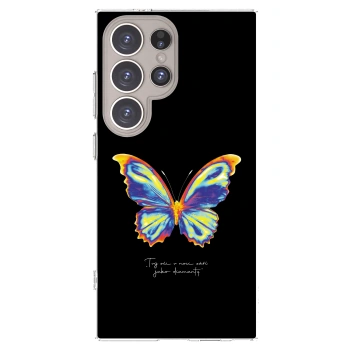 Picasee silikonový průhledný obal pro Samsung Galaxy S24 Ultra S928B 5G - Diamanty Black