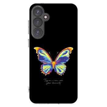 Picasee silikonový průhledný obal pro Samsung Galaxy S23 FE S711B - Diamanty Black