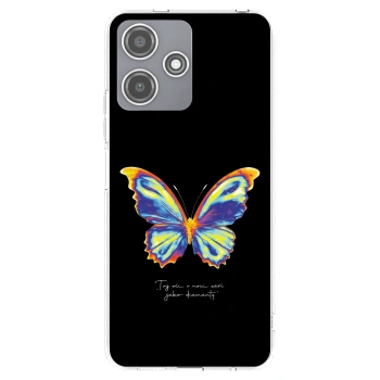 Picasee silikonový průhledný obal pro Xiaomi Redmi 12 5G - Diamanty Black