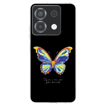 Picasee silikonový průhledný obal pro Xiaomi Poco X6 - Diamanty Black