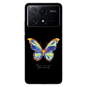 Picasee silikonový průhledný obal pro Xiaomi Poco X6 Pro - Diamanty Black