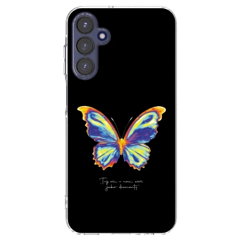 Picasee silikonový průhledný obal pro Samsung Galaxy A15 A155F 4G - Diamanty Black
