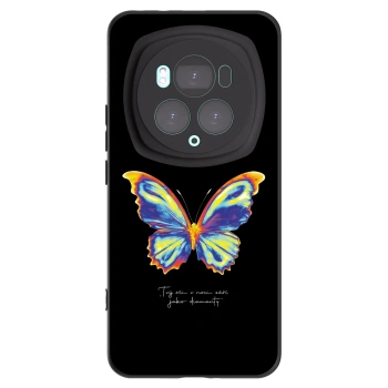 Picasee silikonový černý obal pro Honor Magic6 Pro - Diamanty Black