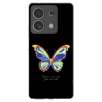Picasee silikonový průhledný obal pro Xiaomi Redmi Note 13 4G - Diamanty Black