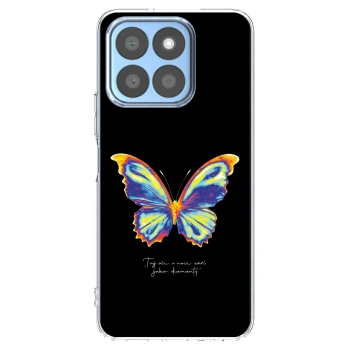 Picasee silikonový průhledný obal pro Honor X8b - Diamanty Black