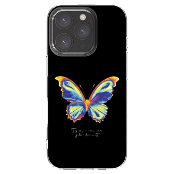 Picasee silikonový průhledný obal pro Apple iPhone 16 Pro - Diamanty Black