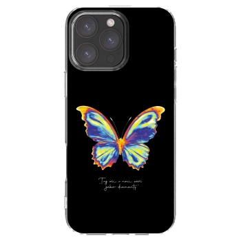 Picasee silikonový průhledný obal pro Apple iPhone 16 Pro Max - Diamanty Black
