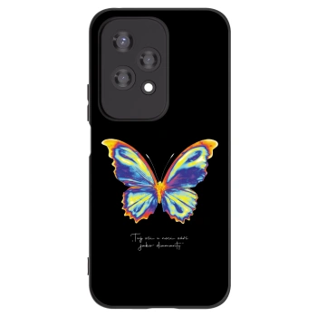 Picasee silikonový černý obal pro Honor 200 Lite - Diamanty Black