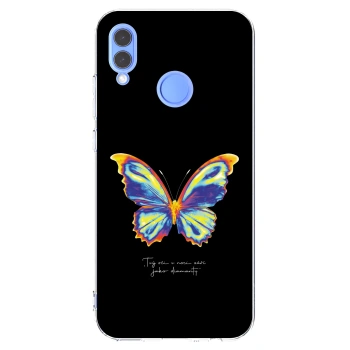 Picasee silikonový průhledný obal pro Huawei P Smart 2019 - Diamanty Black
