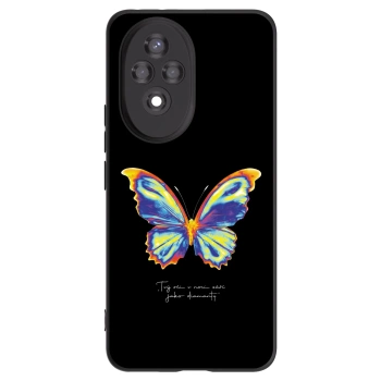 Picasee silikonový černý obal pro Honor 200 5G - Diamanty Black