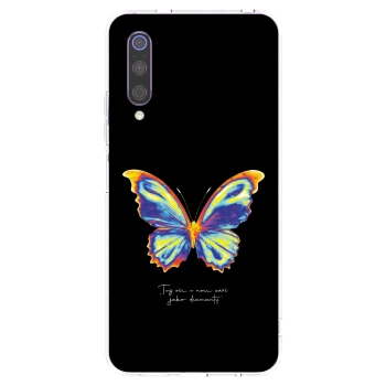 Picasee silikonový průhledný obal pro Xiaomi Mi 9 - Diamanty Black