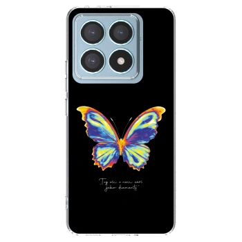 Picasee silikonový průhledný obal pro Xiaomi 14T Pro - Diamanty Black