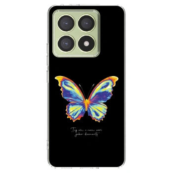 Picasee silikonový průhledný obal pro Xiaomi 14T - Diamanty Black