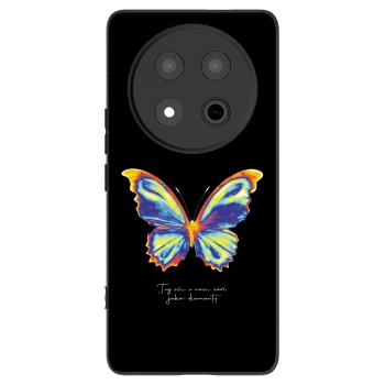 Picasee silikonový černý obal pro Honor Magic7 Lite 5G - Diamanty Black