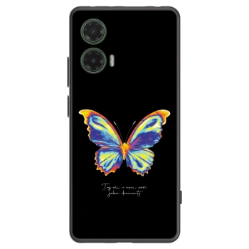 Picasee silikonový černý obal pro Motorola Moto G35 5G - Diamanty Black